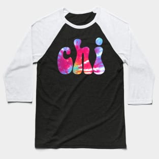 Tie Dye Chi Baseball T-Shirt